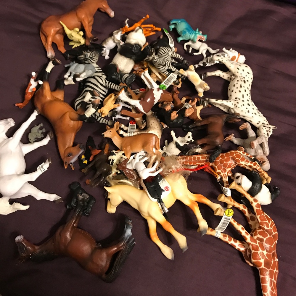 Animal figurines!